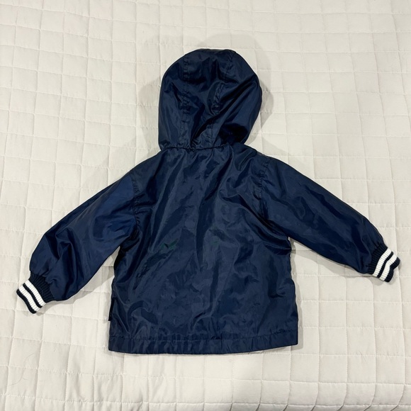 Carter’s Boys Hooded Rain Jacket with Pockets Blue 24M - Picture 2 of 6